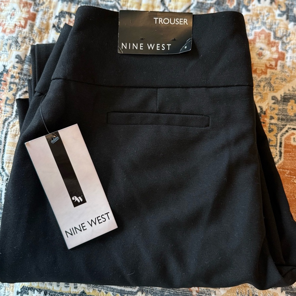 NWT Nine West Black Wide Leg Women’s Trousers